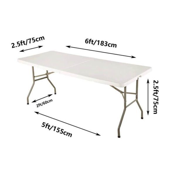 2 count | Black Spandex 6 feet Tablecloths for Wedding Party Dining Linen - Picture 4 of 4